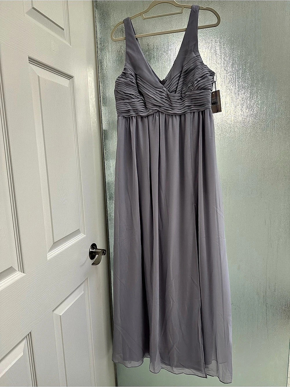 Birdy Grey Laurie Chiffon Dress Dusty Lilac XL